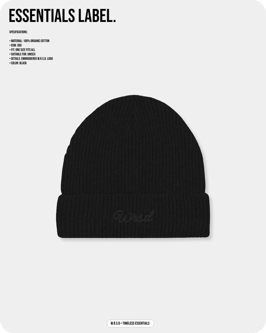 W.R.S.D Beanie black