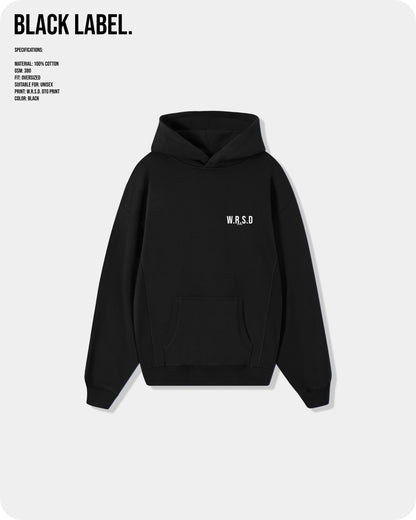 W.R.S.D Hoodie Black