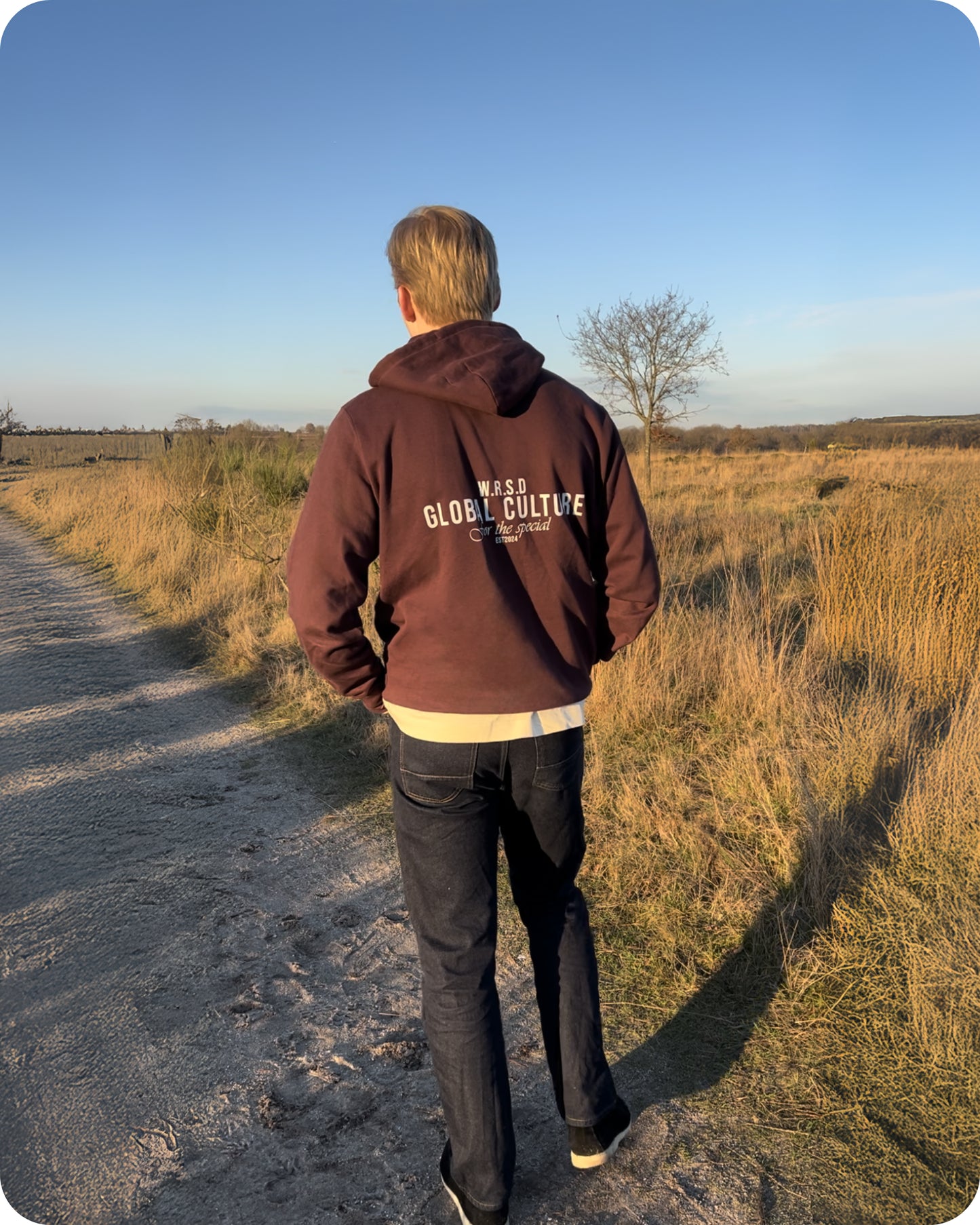 W.R.S.D Hoodie Brown